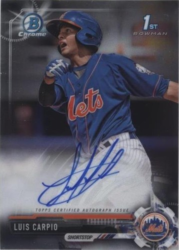 2017 Bowman - Luis Carpio #CPA-LCA