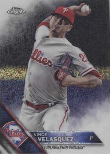 2016 Topps Chrome Update - Vince Velasquez #HMT24