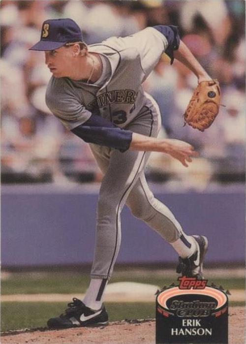 1992 Topps Stadium Club - Эрик Хэнсон No37