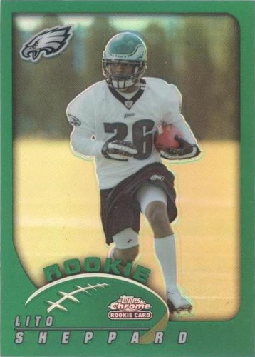 2002 Topps Chrome Lito Sheppard #183