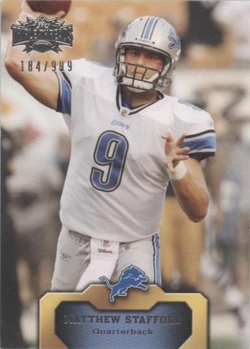 2011 Topps Triple Threads Matthew Stafford #75
