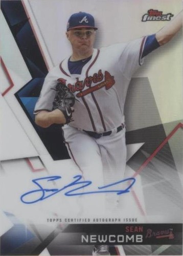 2018 Topps Finest - Sean Newcomb #FA-SN