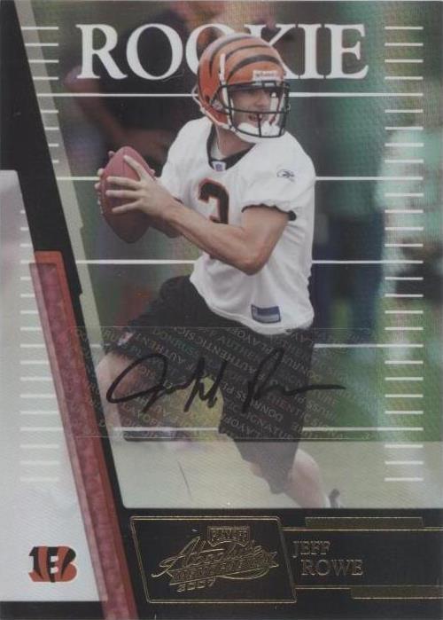 2007 Playoff Absolute Memorabilia Jeff Rowe #227