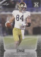 2020 Leaf Draft Cole Kmet #24
