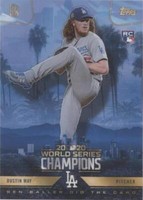 2020 Topps Ben Baller 2020 World Series Champions - Dustin May #5