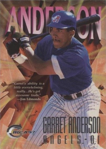 1997 Skybox Circa - Garret Anderson #115