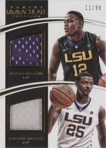 2015 Panini Immaculate Collection Collegiate - Jordan Mickey/Jarell Martin #22