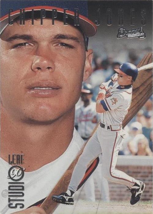 1996 Leaf Studio - Chipper Jones #72