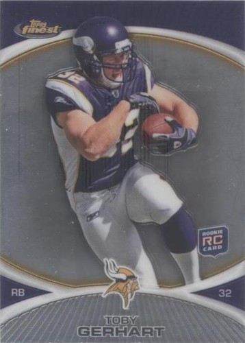 2010 Topps Finest Toby Gerhart #17