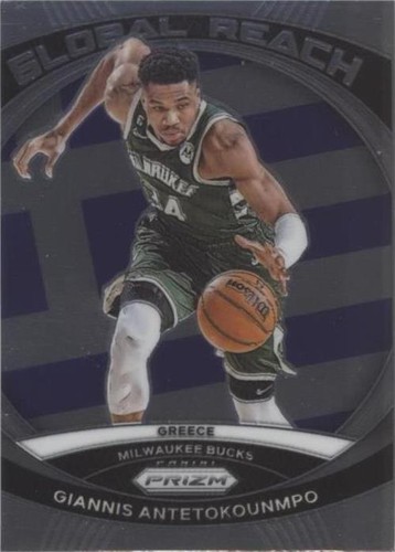2023 PRIZM GIANNIS ANTETOKOUNMPO GREEN CHOICE 4/8 !PSA 9 SSP