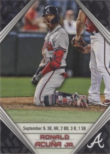 2019 Topps Allen & Ginter X Ronald Acuna Jr. Rookie Auto /5