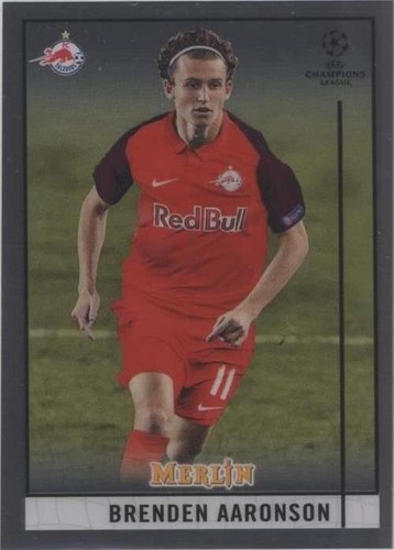 2020-21 Topps Merlin Brenden Aaronson #76 Silver Refractor RC 