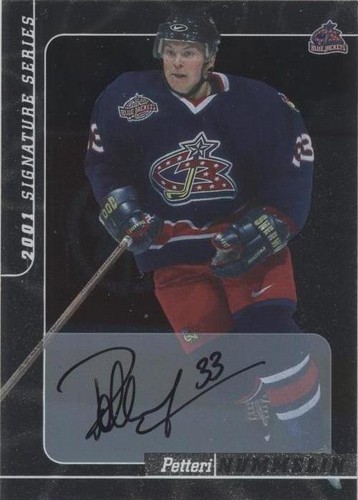 2000-01 In the Game Be A Player Signature Series - Petteri Nummelin #240