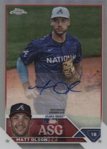 2023 Topps Chrome Update Series - Matt Olson #ASGA-MO