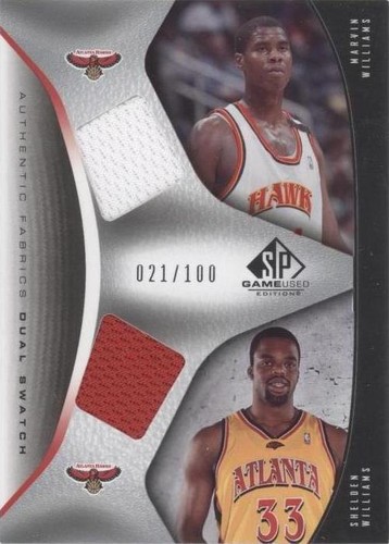 2006-07 SP Game Used Edition - Marvin Williams/Shelden Williams #AFD-WW
