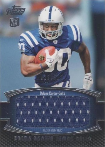 2011 Topps Prime Delone Carter #PRJ-DC