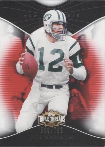 2009 Topps Triple Threads Joe Namath #98