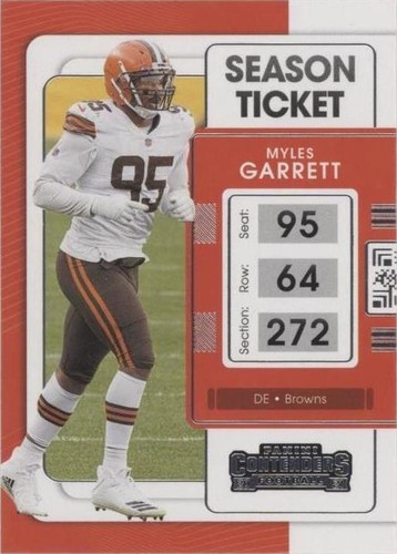 2021 Panini Contenders Myles Garrett #23