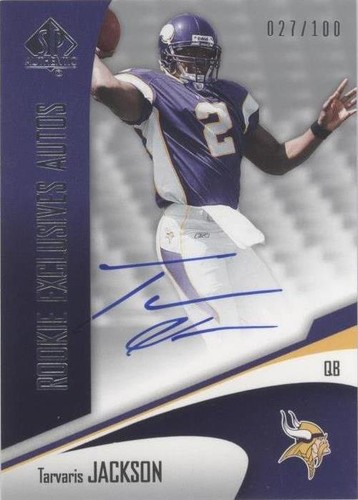 2006 SP Authentic Tarvaris Jackson #REA-TJ
