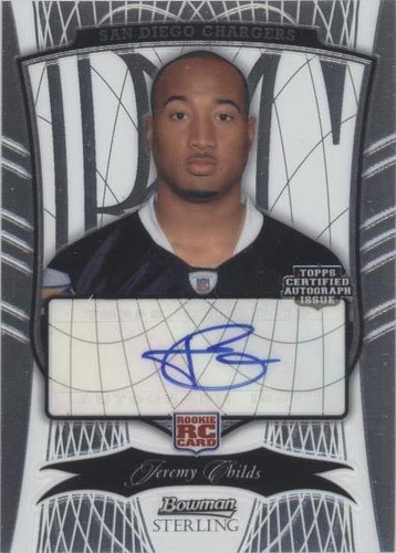 2009 Bowman Sterling Jeremy Childs #113