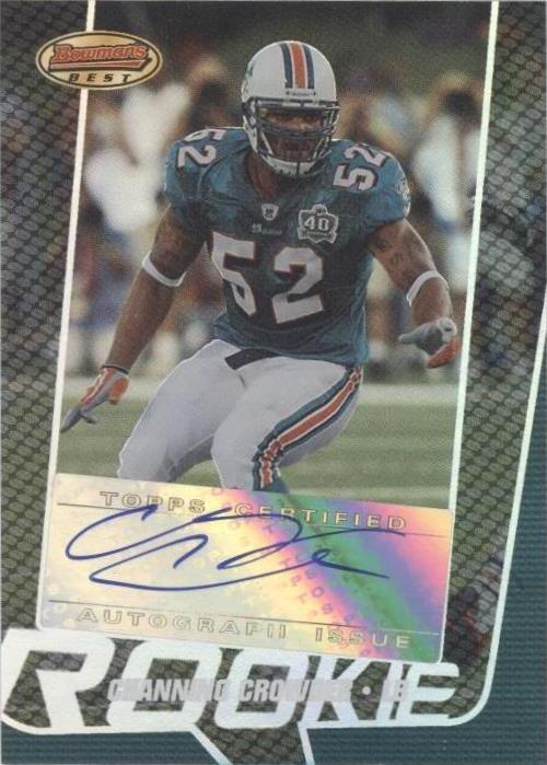 2005 Bowman's Best Channing Crowder #159