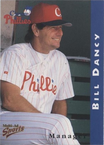 1998 Multi-Ad Sports Clearwater Phillies - Bill Dancy #27
