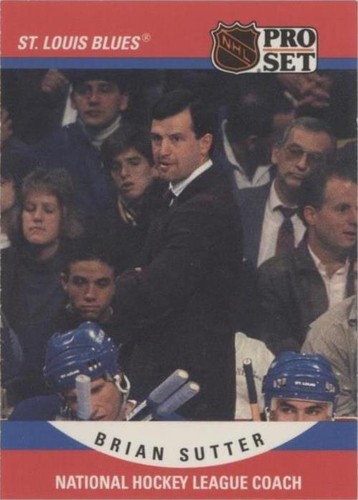 1990-91 Pro Set - Brian Sutter #676