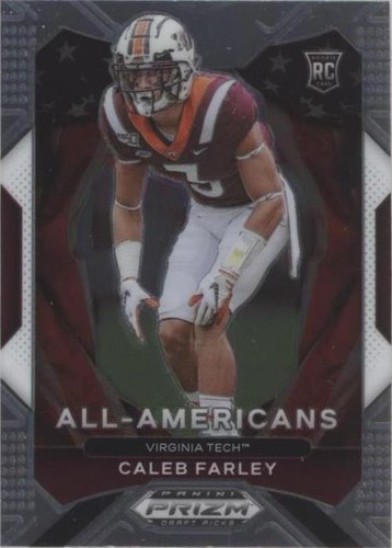 2021 Panini Prizm Draft Picks Caleb Farley #198