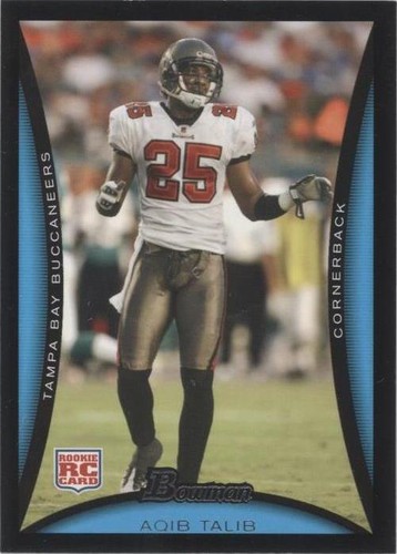 2008 Bowman Aqib Talib #262