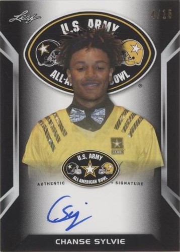2016 Leaf U.S. Army All-American Bowl Chanse Sylvie #ATA-CS1