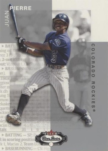 2002 Fleer Box Score - Juan Pierre #27