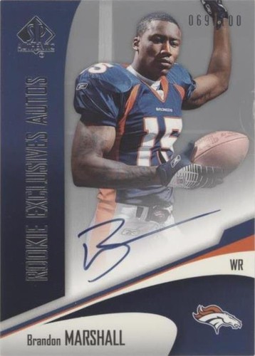 2006 SP Authentic Brandon Marshall #REA-BM