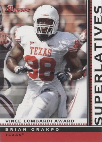 2009 Bowman Draft Picks Brian Orakpo #S8