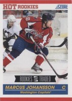 2010-11 Score Rookies & Traded - Marcus Johansson #641