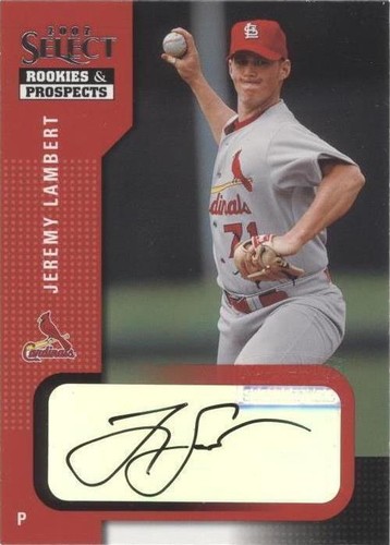 2002 Select Rookies & Prospects - Jeremy Lambert #45