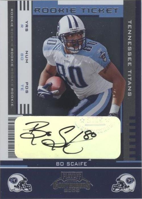 2005 Playoff Contenders Bo Scaife #199
