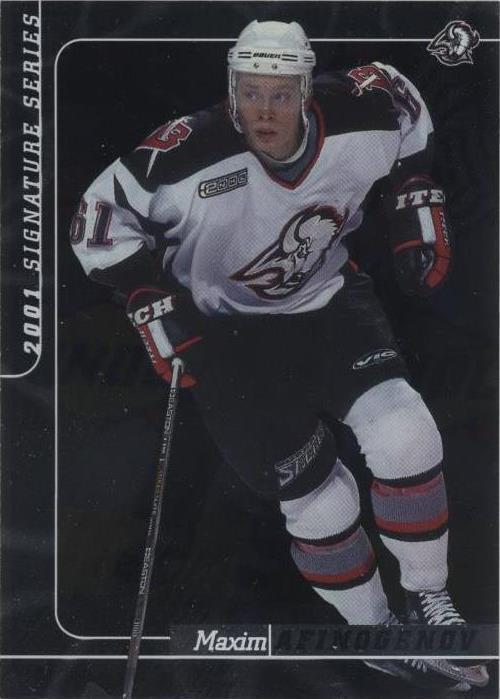 2000-01 In the Game Be A Player Signature Series - Maxim Afinogenov #83