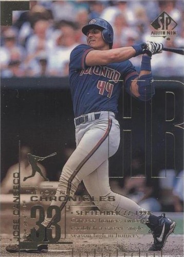 1999 SP Authentic - Jose Canseco #HR7
