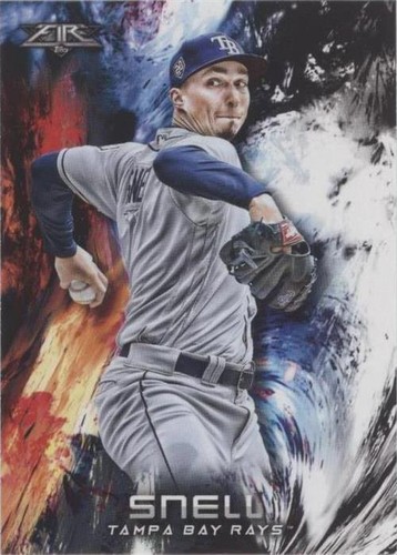2018 Topps Fire Blake Snell Autograph Auto SP #FA-BS Tampa Rays | eBay
