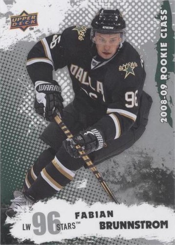 2008-09 Upper Deck Rookie Class - Fabian Brunnstrom #34