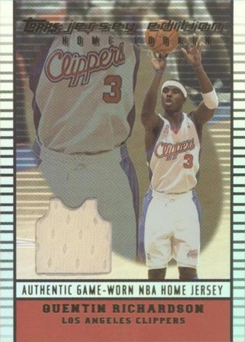 2002-03 Topps Jersey Edition - Quentin Richardson #JE QRI
