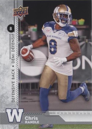 2018 Upper Deck CFL Chris Randle #105