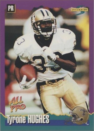 1994 Score Tyrone Hughes #106