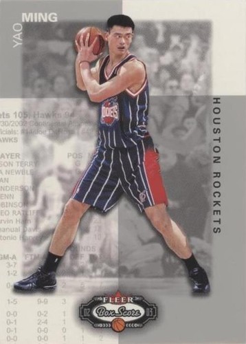 2002-03 Fleer Box Score - Yao Ming #136