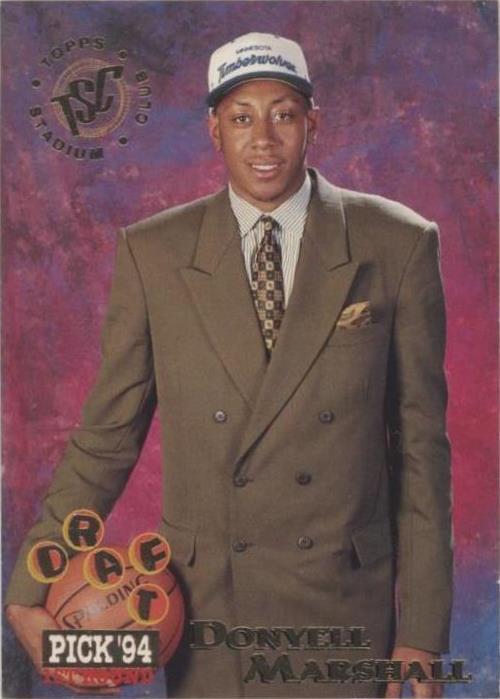 1994-95 Topps Stadium Club - Donyell Marshall #182