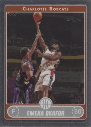 2006-07 Topps Chrome - Emeka Okafor #37
