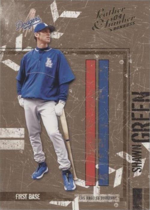 Donruss 2004 cuero y madera - verde sombreado #74