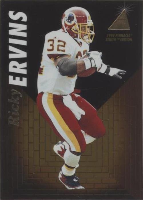 1995 Pinnacle Zenith Ricky Ervins #Z16