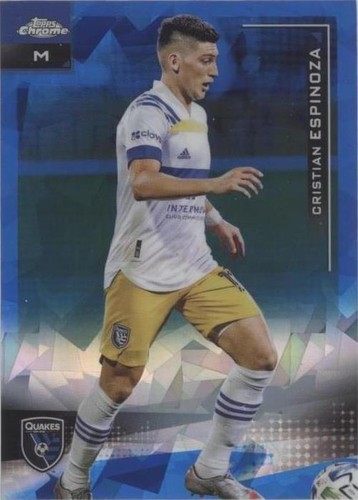 2021 Topps Chrome MLS Sapphire Edition Cristian Espinoza #31