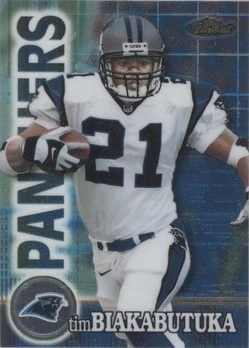 2000 Topps Finest Tim Biakabutuka #77